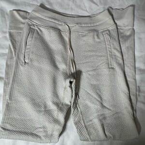 Lululemon Cream Textured leggings